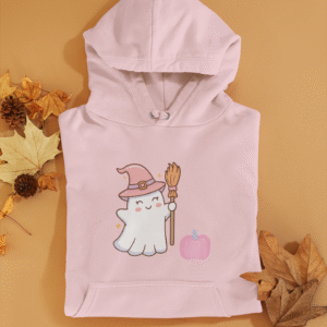 pink ghost hoody
